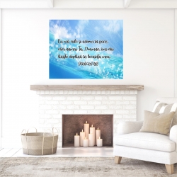 Tablou canvas, Eu ma culc si adorm in pace(50x40)